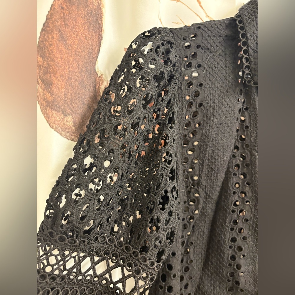 Black Lace Shirt​ - Picture 4 of 9